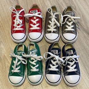 Converse Lot 4 Pairs Toddler Size 9